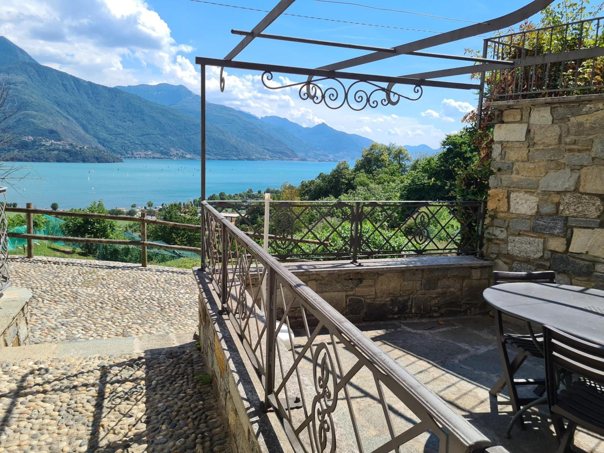 Residence Giglio Comer See Gravedona Bagian luar foto