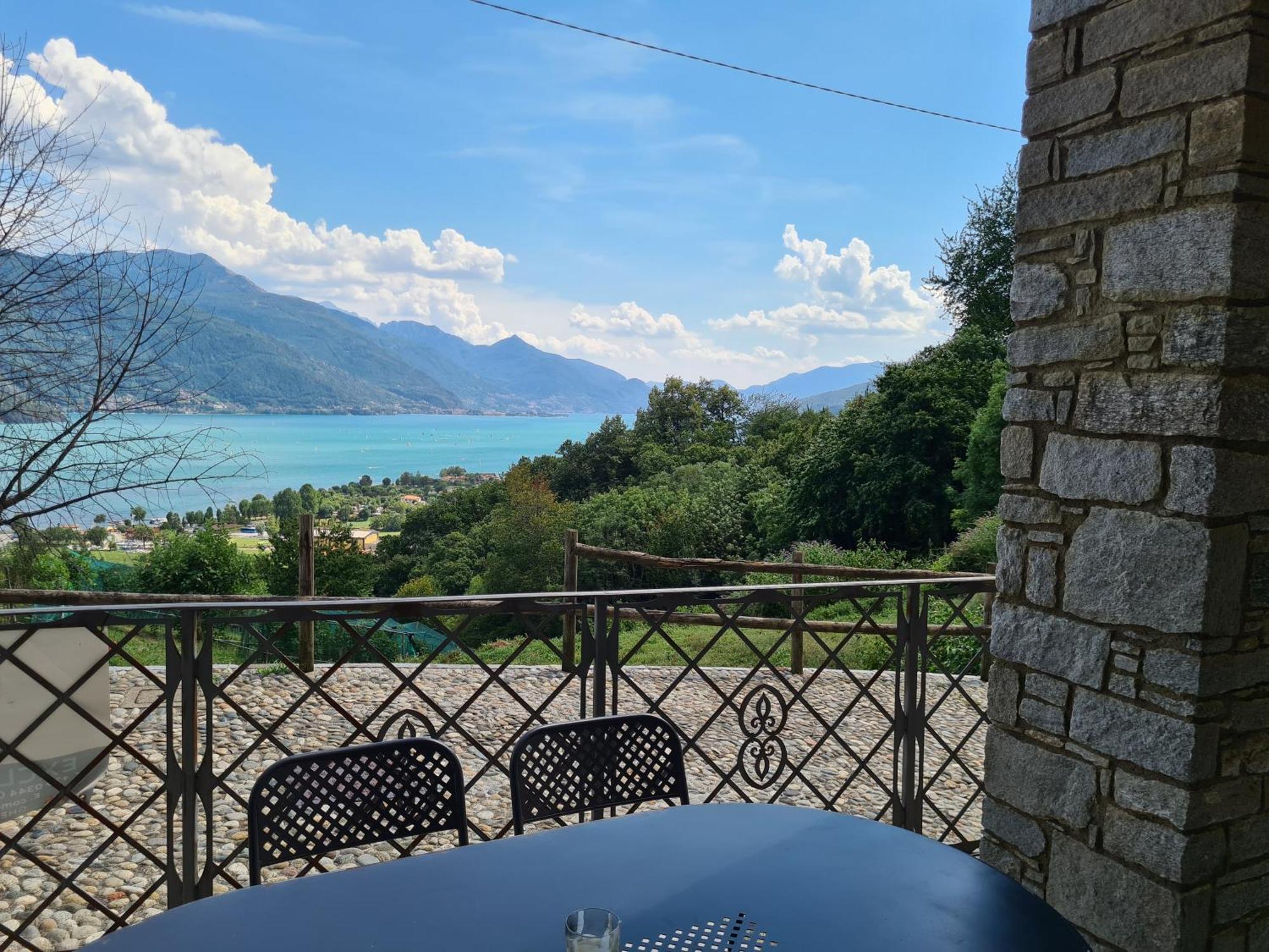 Residence Giglio Comer See Gravedona Bagian luar foto